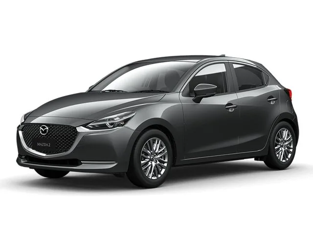 Dark Mazda Demio hatchback